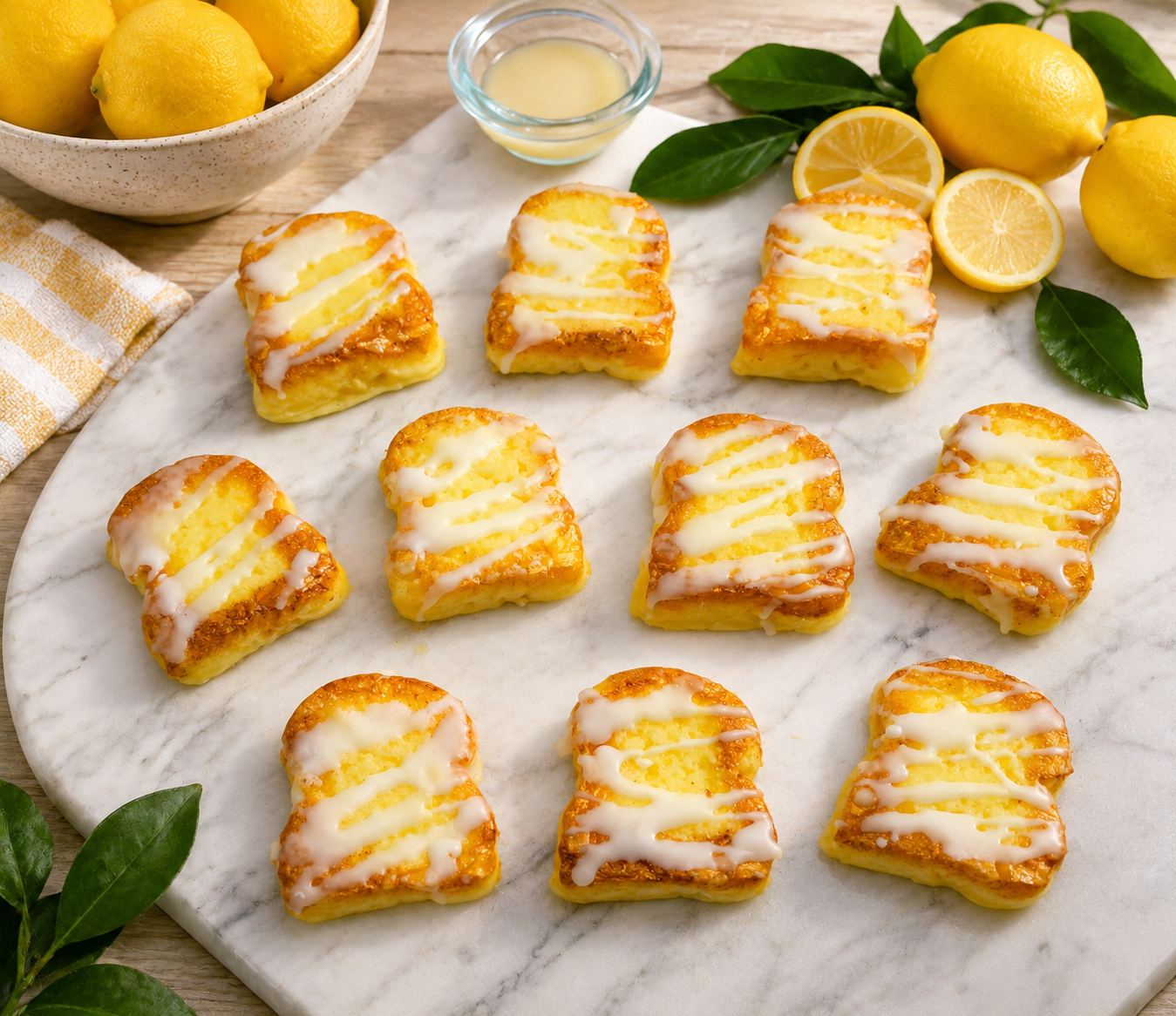 Glazed Lemon Pound Cake Wax Melts. 6 oz. Bread Wax Melts/Soy Wax Melts/Strongly Scented Wax Melts/9 Pieces