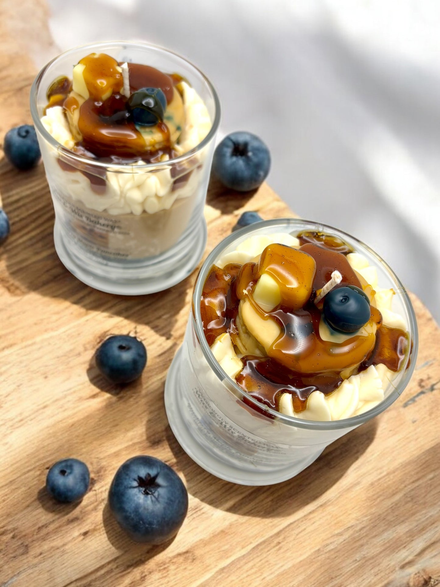 Blueberry Maple Pancakes Candle. 13 oz. Soy Candle/Blueberries, Pancakes. Strongly Scented Candle.