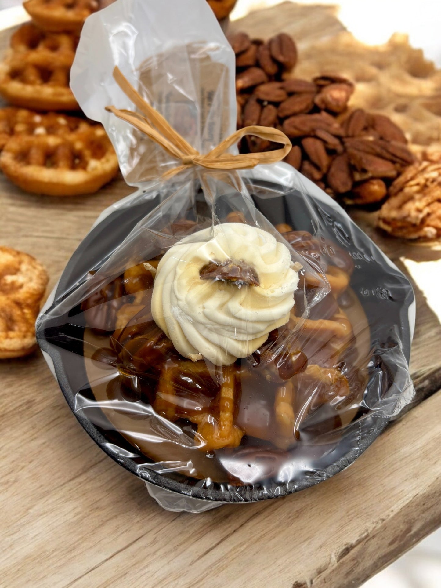 Pumpkin Pecan Waffles Skillet Candle. Large 16oz. Soy Candle/Strong Scented/Food Candle/Fall Candle/ Dessert Candle