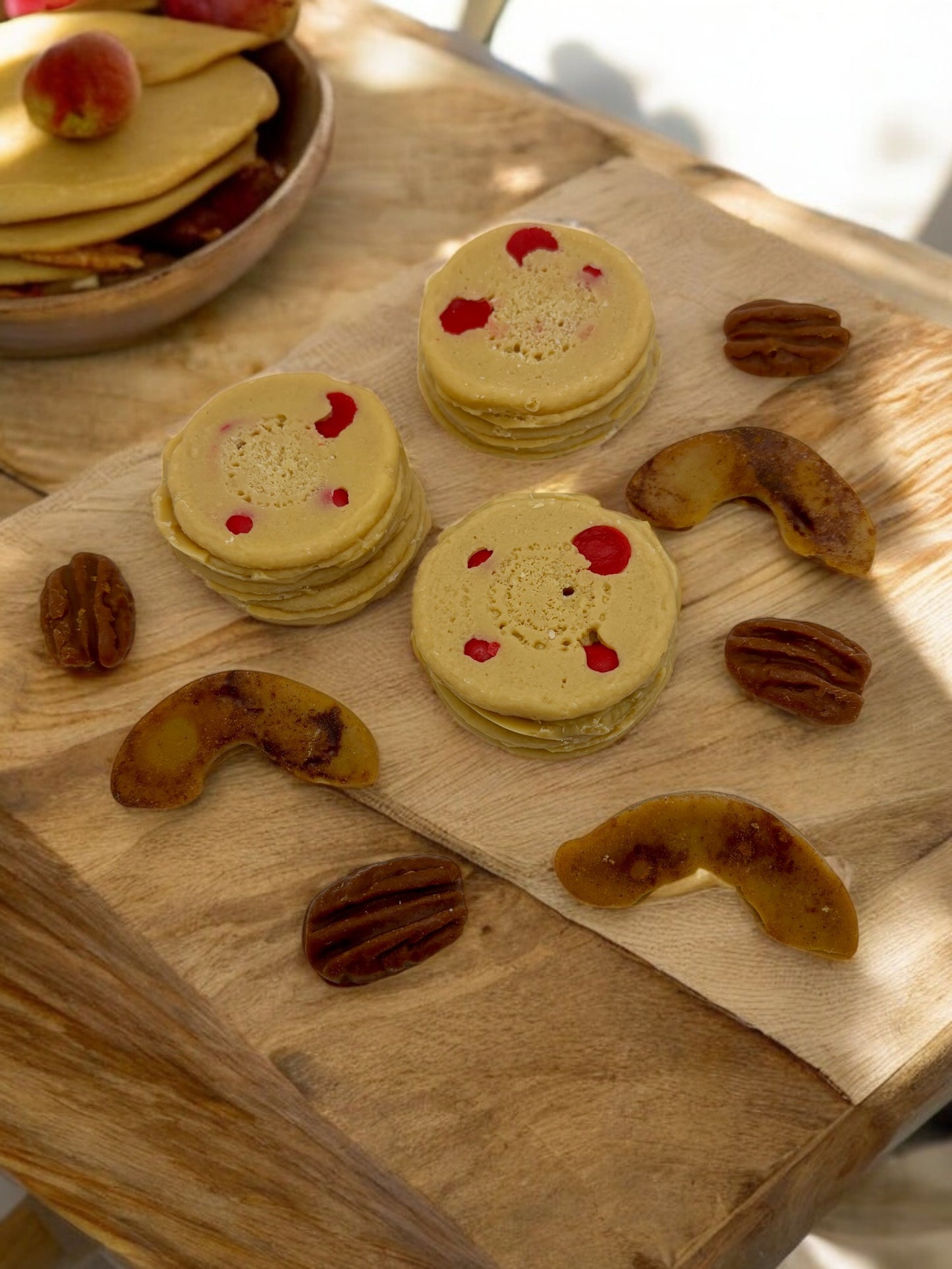 Apple Pecan Pancakes Wax Melts. Bakery Wax Melt. Strongly Scented Wax Melts. 4.55 oz. Dessert Wax Melts/Food Wax Melts/Dessert Wax Melts