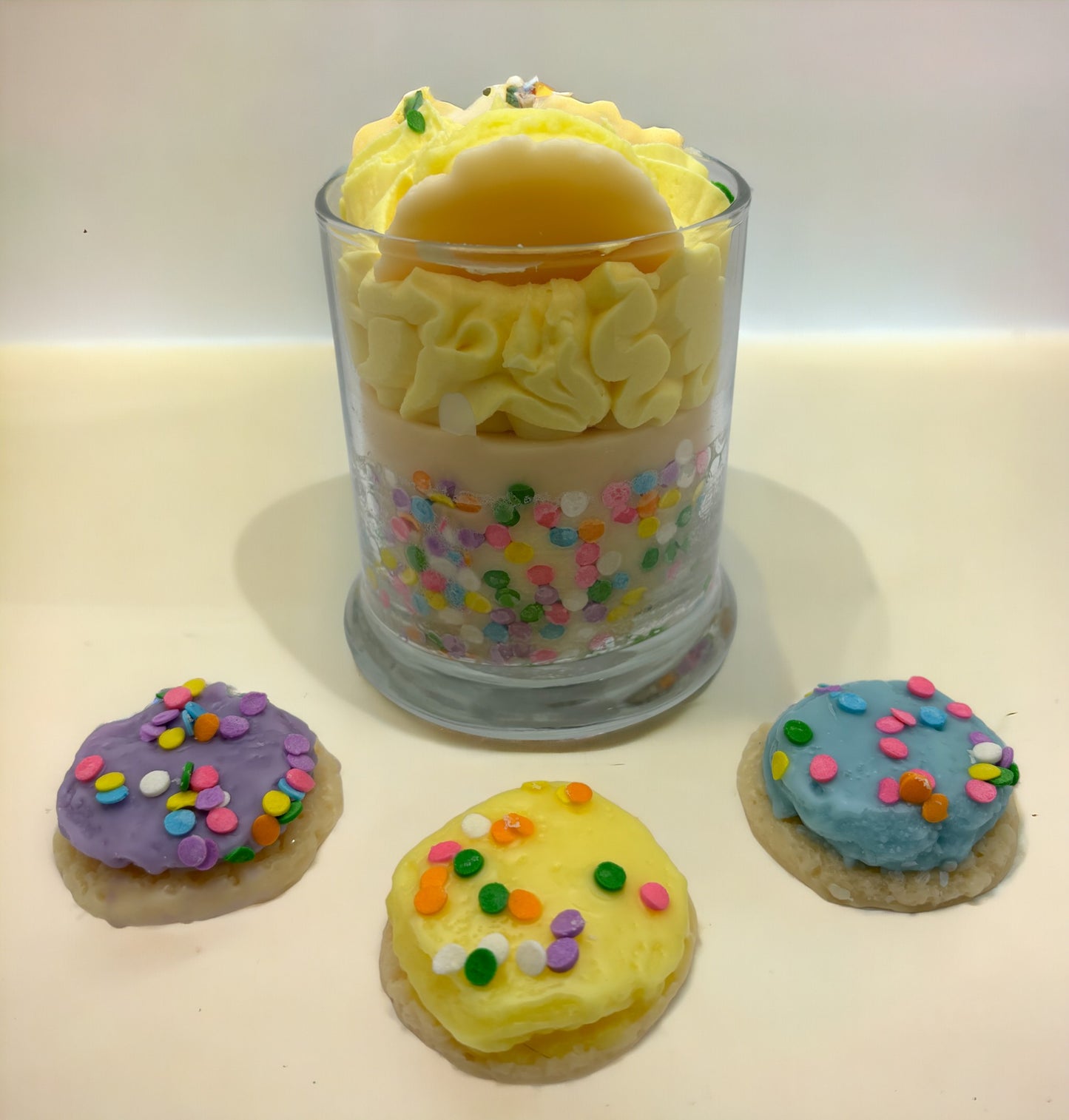 Yellow Sugar Cookie Soy Wax Candle/Large 13oz Candle/Strong Scented Soy Wax Candle.