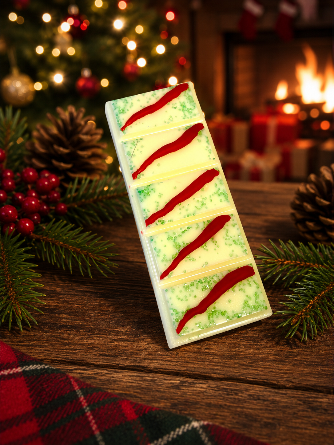 Christmas Tree Snack Cake Snap Bar Wax Melt. 1.75 oz. Winter Wax Melt/Soy Wax Melts/Strongly Scented Wax Melts/Wax Tarts for Wax Warmers.