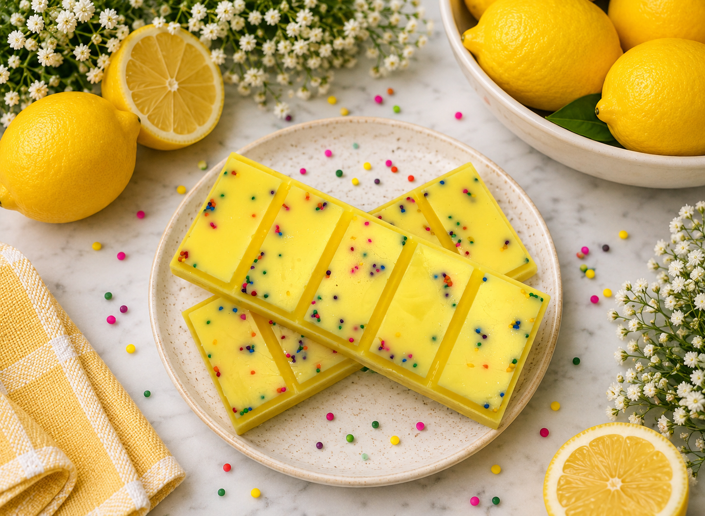 Lemon Cookie Wax Melts Snap Bar. 1.75 oz. Soy Wax Melts/Strongly Scented Wax Melts. 1 Bar