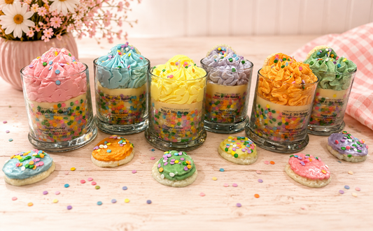 Sugar Cookie Soy Wax Candle/Large 13oz Candle/6 Color Choices/Strong Scented Soy Wax Candle.