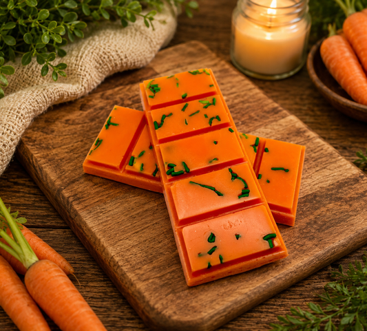 Carrot Cake Snap Bar. Strongly Scented Soy Wax. Wax Melts/Wax Tarts/Snap Bar for Wax Warmers. 1.75 Oz. 1 Bar