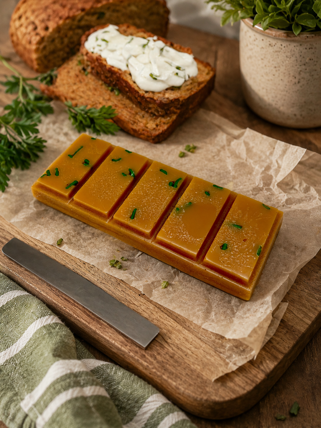 Zucchini Bread Wax Melts/Snap Bar. 1.75 oz. Bread Wax Melts/Soy Wax Melts/Strongly Scented Wax Melts/Wax Tarts for Wax Warmers/1 Bar.