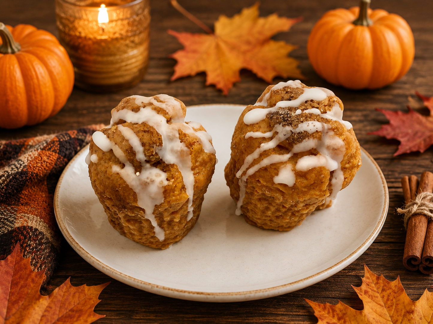 Pumpkin Spice Muffin Wax Melt. 2.50 Oz./Soy Wax Melt/Strongly Scented Wax Melts/Wax Tarts for Wax Warmers/Bakery Wax Melts/Muffin. 2 Pieces