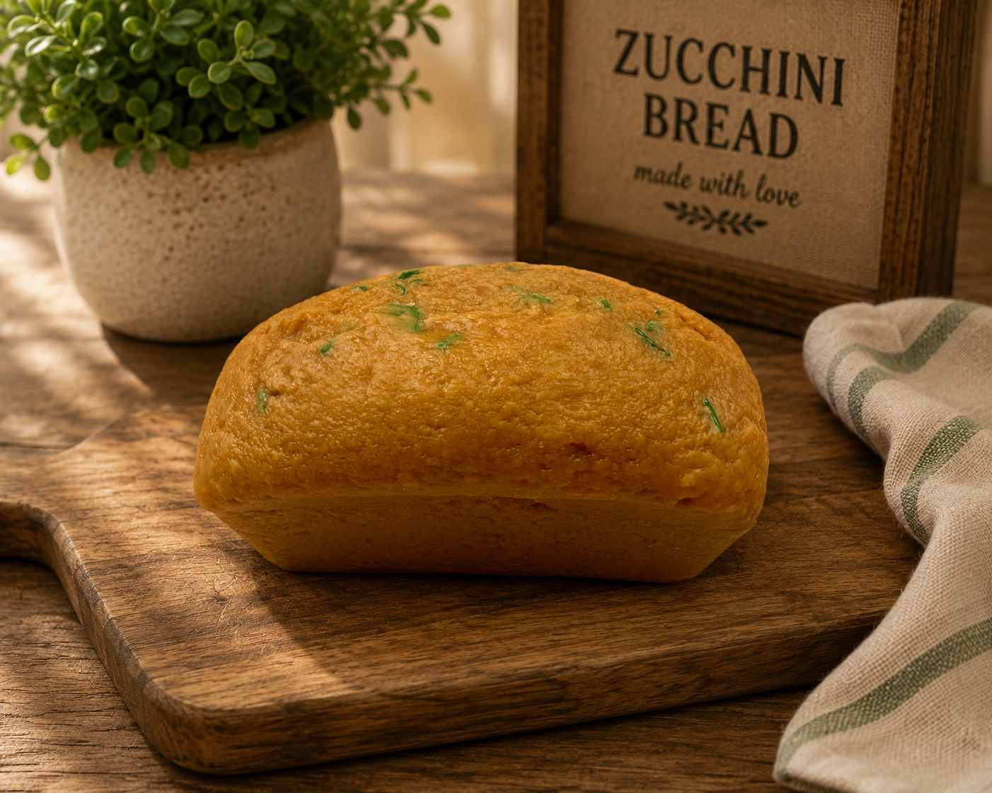 Zucchini Bread Wax Melt. Large Loaf Pan Soy Wax Melt/Strongly Scented Wax Melt. 13 Ounces