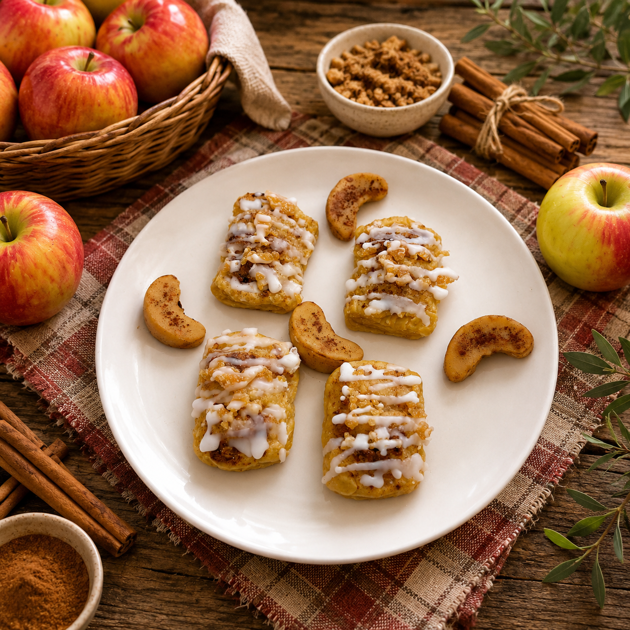 Apple Cinnamon Streusel Pastry Wax Melts. Bakery Wax Melt. Soy Wax Melts. Strongly Scented Wax Melts/Wax Tarts for Wax Warmers. 4 oz. 4 Streusel Pastries +4 Baked Apple Slices