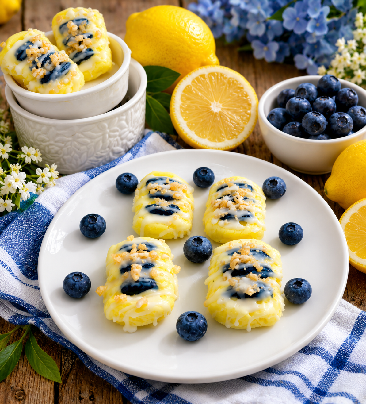 Blueberry Lemon Streusel Pastry Wax Melts. Bakery Wax Melt. Soy Wax Melts. Strongly Scented Wax Melts/Wax Tarts for Wax Warmers. 4 oz. 4 Streusel Pastries +9 Blueberries