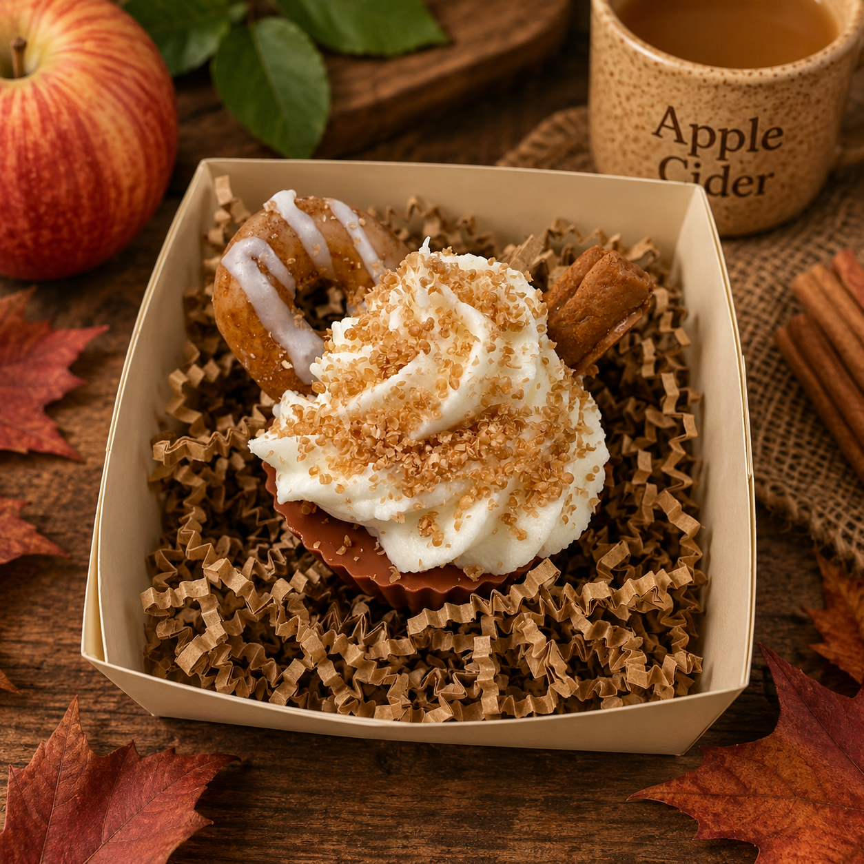 Apple Cider Donut Wax Melt. Jumbo Wax Melt. Soy Wax Melts. Cupcake Wax Melt. Strongly Scented Wax Melts/Wax Tarts for Wax Warmers. 4 oz. 1 Large Cupcake.