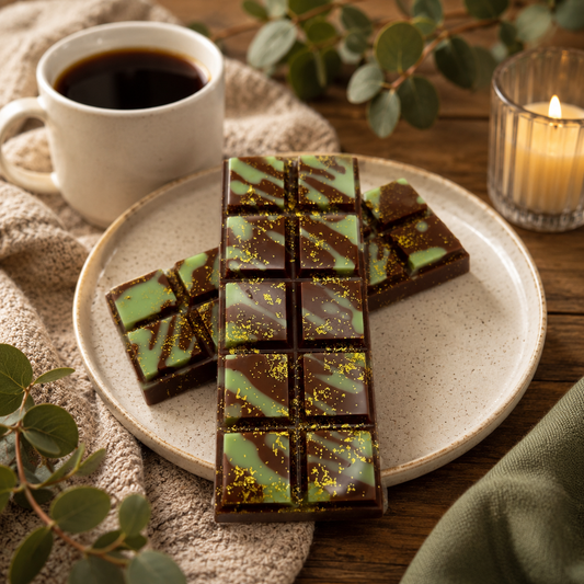 Dubai Chocolate Wax Melts Snap Bar. 2 oz. Soy Wax Melts/Strongly Scented Wax Melts. 1 Bar