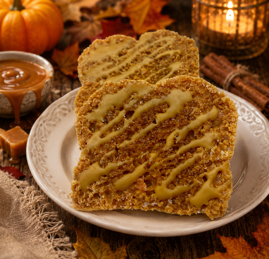 Caramel Pumpkin Swirl Bread Wax Melts. 4 oz. Bread Wax Melts/Soy Wax Melts/Strongly Scented Wax Melts/Wax Tarts for Wax Warmers/. 2 Pieces.