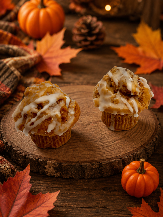 Pumpkin Spice Muffin Wax Melt. 4 Ounces/Soy Wax Melt/Strongly Scented Wax Melts/Wax Tarts for Wax Warmers/Bakery Wax Melts/Muffin. 2 Piece