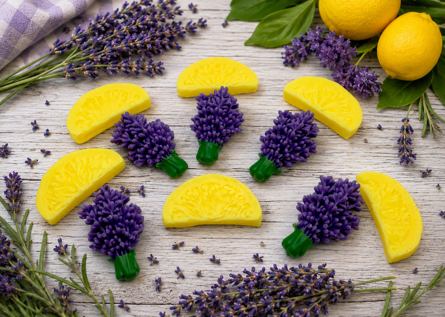 Lavender and Lemons Wax Melts. 5.30 oz. Wax Melt/Soy Wax Melts/Strongly Scented Wax Melts/Wax Tarts for Wax Warmers. 11 Pieces.
