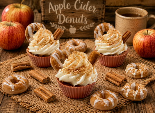 Apple Cider Donut Wax Melt. Jumbo Wax Melt. Soy Wax Melts. Cupcake Wax Melt. Strongly Scented Wax Melts/Wax Tarts for Wax Warmers. 4 oz. 1 Large Cupcake.