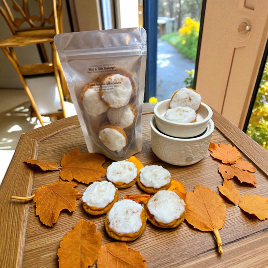 Frosted Pumpkin Spice Cookie Wax Melts. 4.25 oz. Cookie Wax Melts/Soy Wax Melts/Strongly Scented Wax Melts/Wax Tarts for Wax Warmers. 5 Cookies.