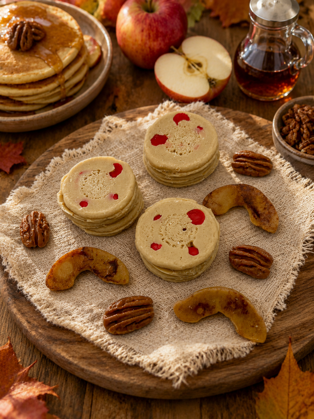 Apple Pecan Pancakes Wax Melts. Bakery Wax Melt. Strongly Scented Wax Melts. 4.55 oz. Dessert Wax Melts/Food Wax Melts/Dessert Wax Melts