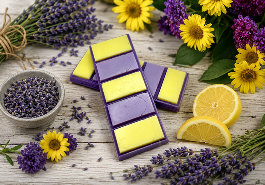 Lavender and Lemon Snap Bar Wax Melts. 1.75 oz. Wax Melt/Soy Wax Melts/Strongly Scented Wax Melts/Wax Tarts for Wax Warmers. 1 Bar