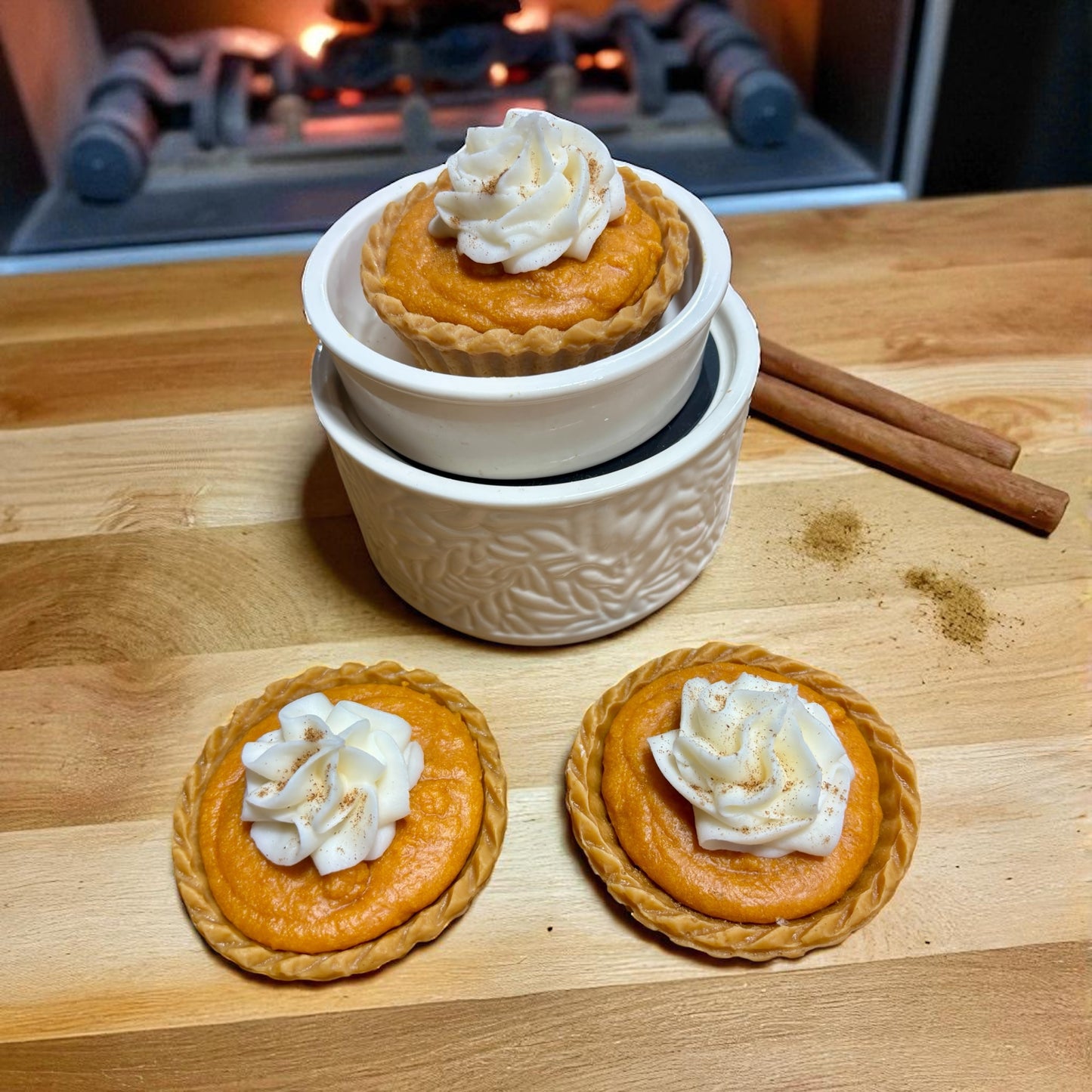 Spiced Pumpkin Pie Wax Melts. 5 oz. Pie Wax Melts/Soy Wax Melts/Strongly Scented Wax Melts/Wax Tarts for Wax Warmers. 2 Pies