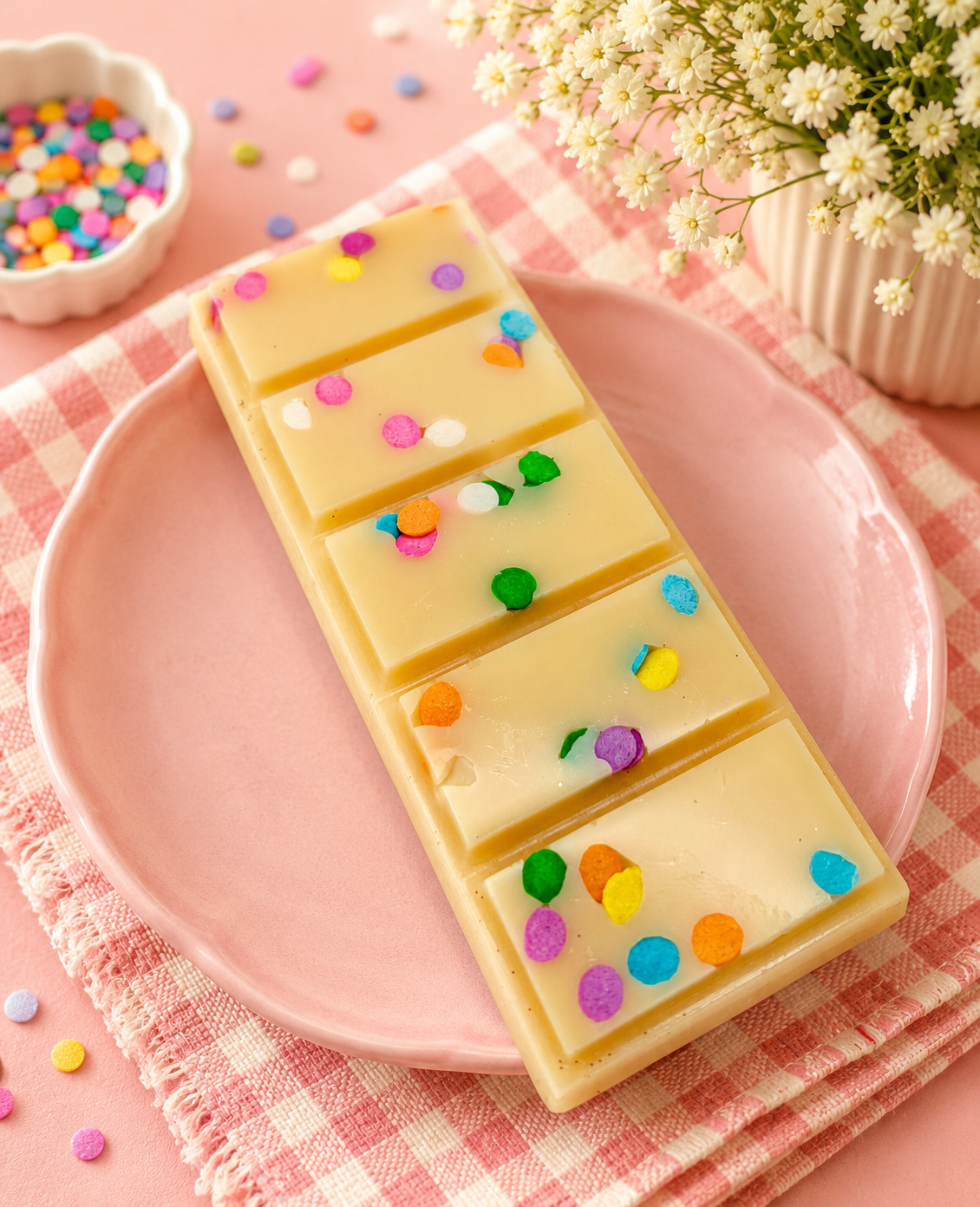 Sugar Cookies Snap Bar. Strongly Scented Soy Wax. Wax Melts/Wax Tarts/Snap Bar for Wax Warmers. 1.75 Oz. 1 Bar