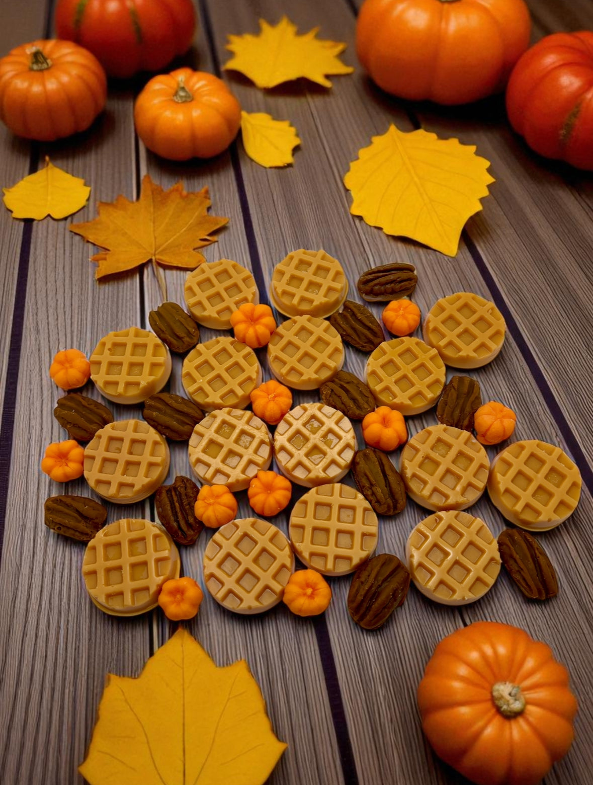 Pumpkin Pecan Waffles Wax Melts. 6 Ounce/Soy Wax Melts/ Strongly Scented Wax Melts/Wax Tarts for Wax Warmers. Fall Wax Melts/Pumpkins/Pecans