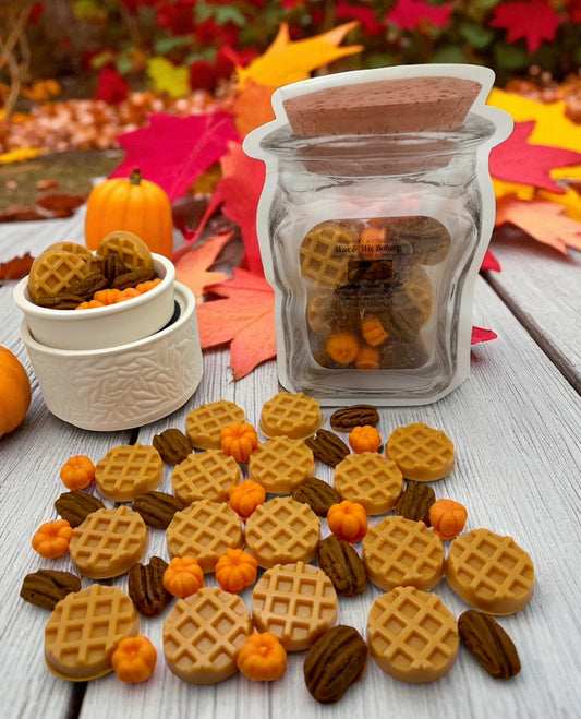 Pumpkin Pecan Waffles Wax Melts. 6 Ounce/Soy Wax Melts/ Strongly Scented Wax Melts/Wax Tarts for Wax Warmers. Fall Wax Melts/Pumpkins/Pecans