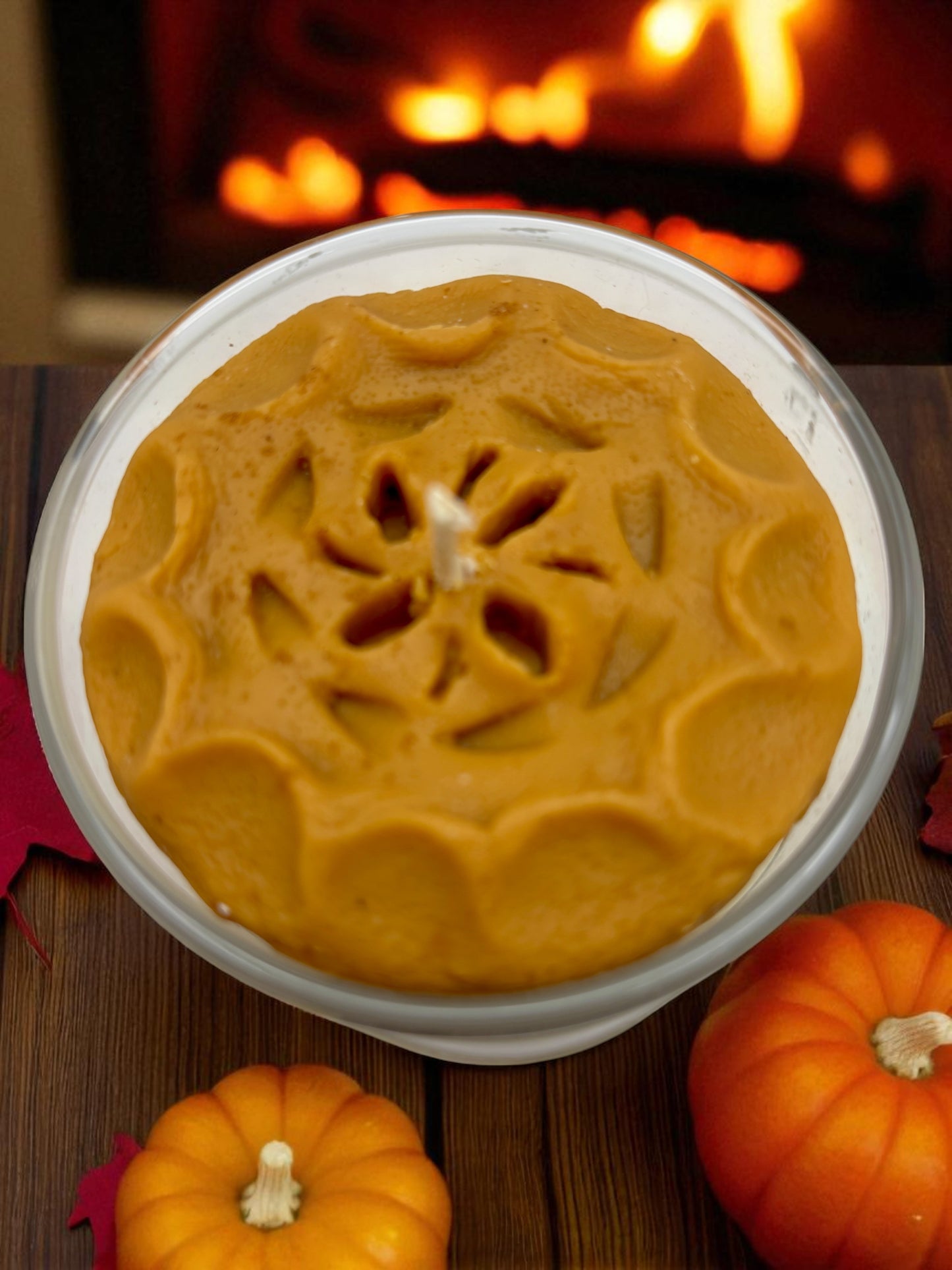 Pumpkin Crunch Cream Pie Candle 13oz. Soy Candle/Strong Scented Candle/Pumpkin Candle/Holiday Candle/Fall Candle.
