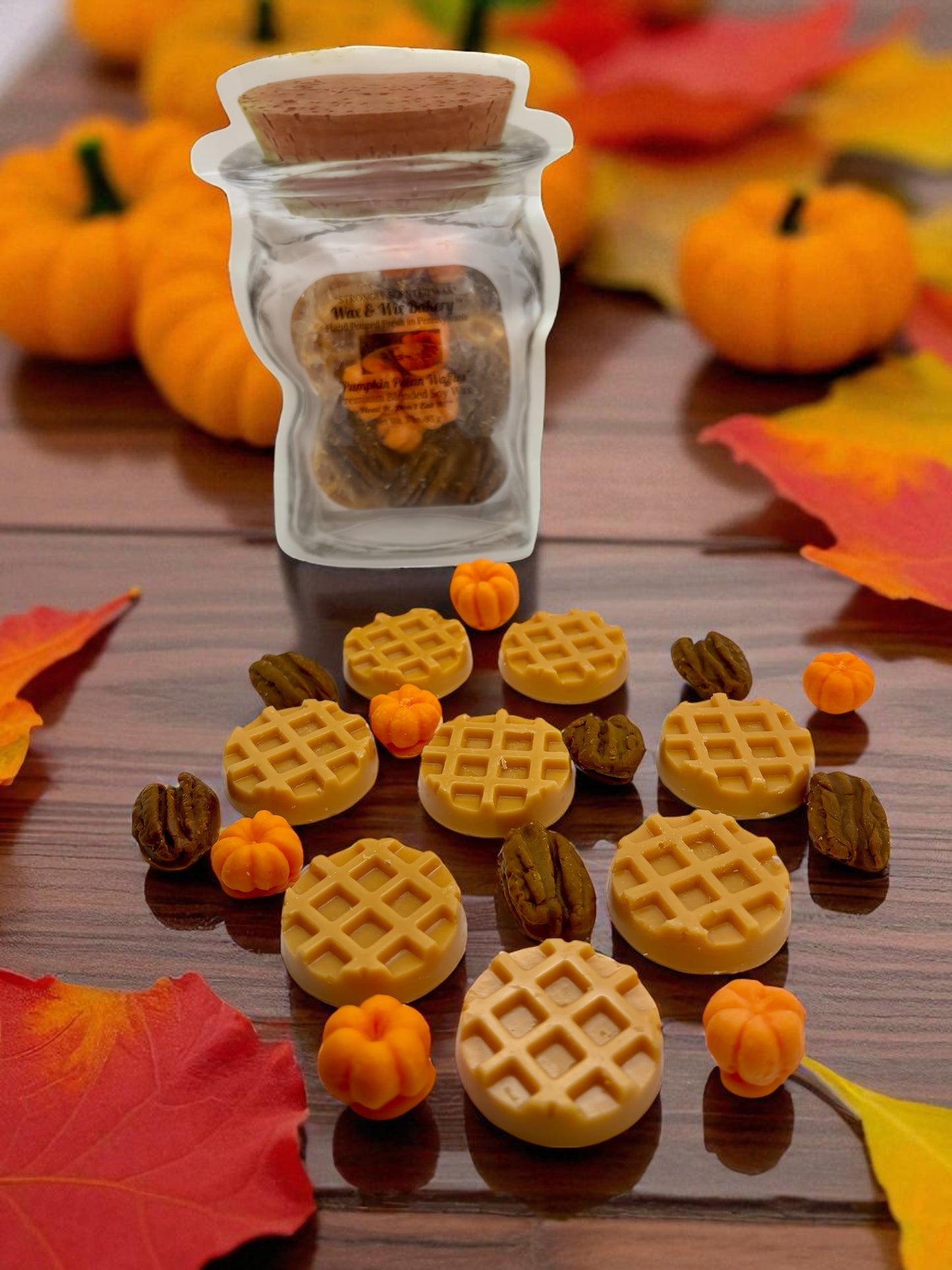 Pumpkin Pecan Waffles Wax Melts. 3 Ounce/Soy Wax Melts/ Strongly Scented Wax Melts/Soy Wax Melts/Fall Wax Melts/Pumpkin, Waffle, Pecan Wax Melts