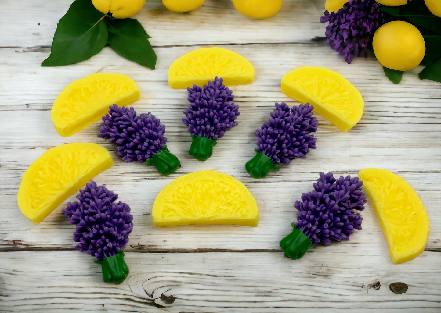 Lavender and Lemons Wax Melts. 5.30 oz. Wax Melt/Soy Wax Melts/Strongly Scented Wax Melts/Wax Tarts for Wax Warmers. 11 Pieces.