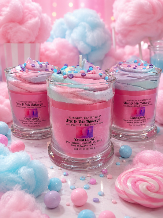 Cotton Candle. 13 oz. Soy Candle. Sweet Candle. Summer Candle. Strongly Scented Candle. Food Inspired Candle
