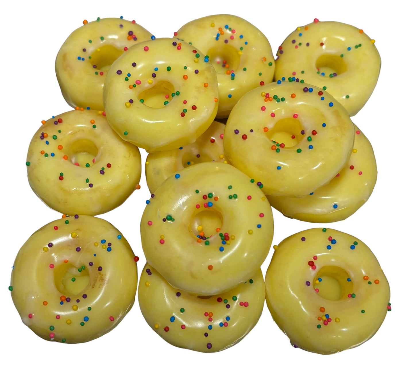 Glazed Lemon Mini Donut Wax Melts. 1 Full Dozen. 6.70 oz. Donut Wax Melts/12 Donuts