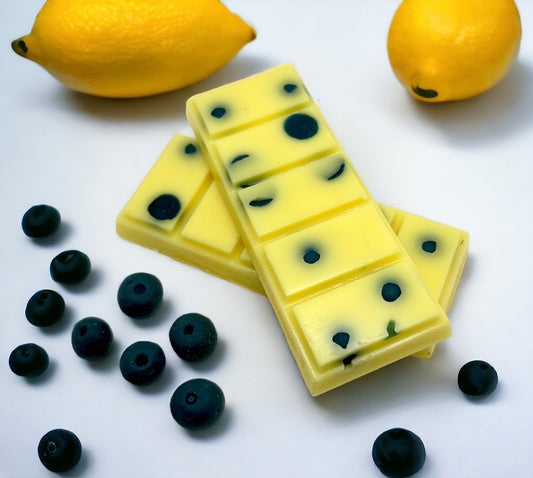 Lemon Blueberry Pound Cake Wax Melts Snap Bar. 1.75 oz. Soy Wax Melts/Strongly Scented Wax Melts. 1 Bar