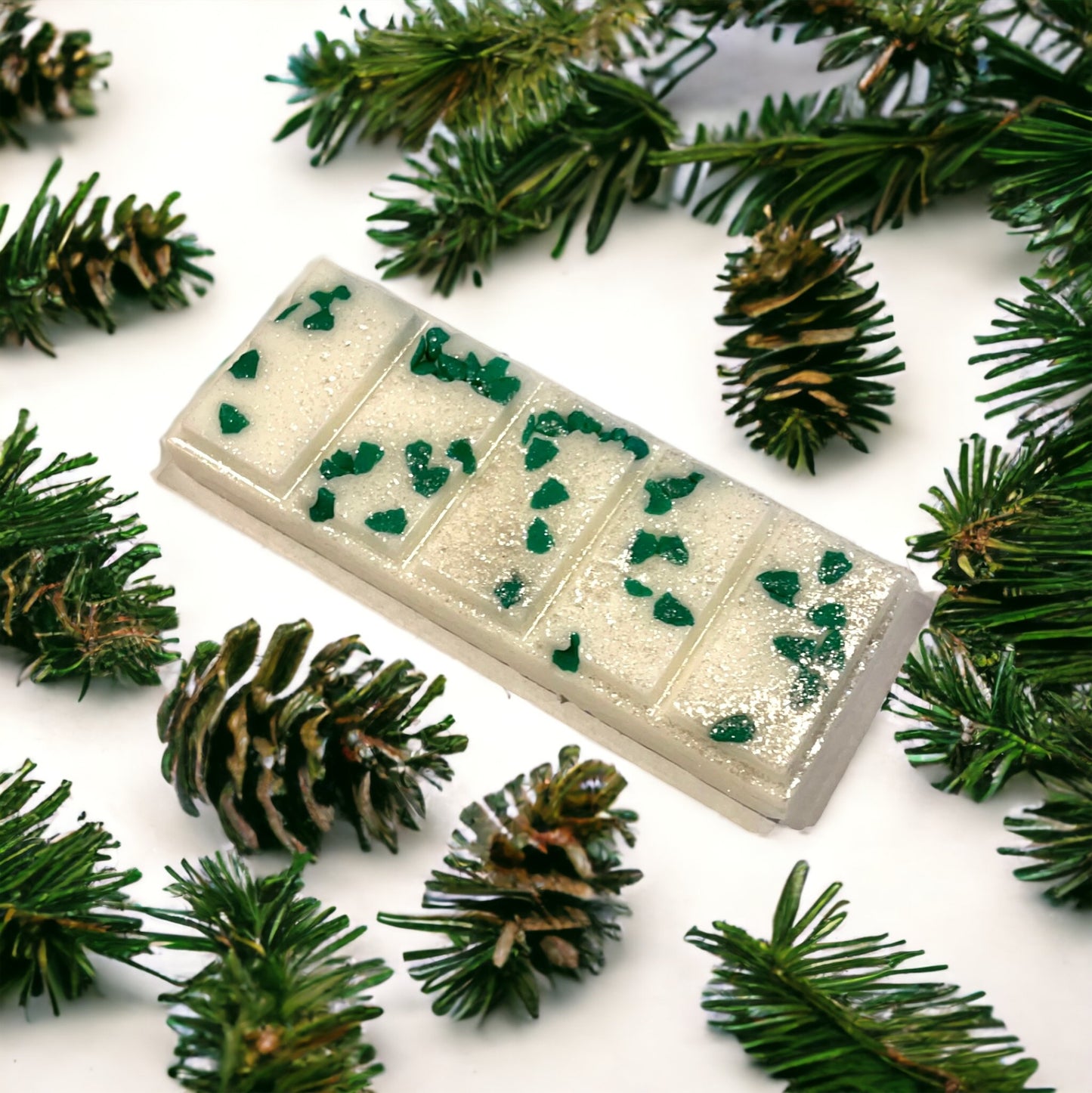 Christmas Tree Snap Bar. Snowflake. Strongly Scented Soy Wax. Wax Melts/Wax Tarts/Snap Bar for Wax Warmers. 1.75 Oz. 1 Bar