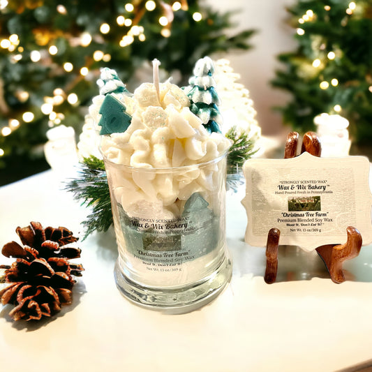 Christmas Tree Candle 13oz. Soy Candle/Strong Scented Candle/Gift Box/Gift Bag/Holiday Candle/Winter Candle/Christmas Gift/Christmas Candle