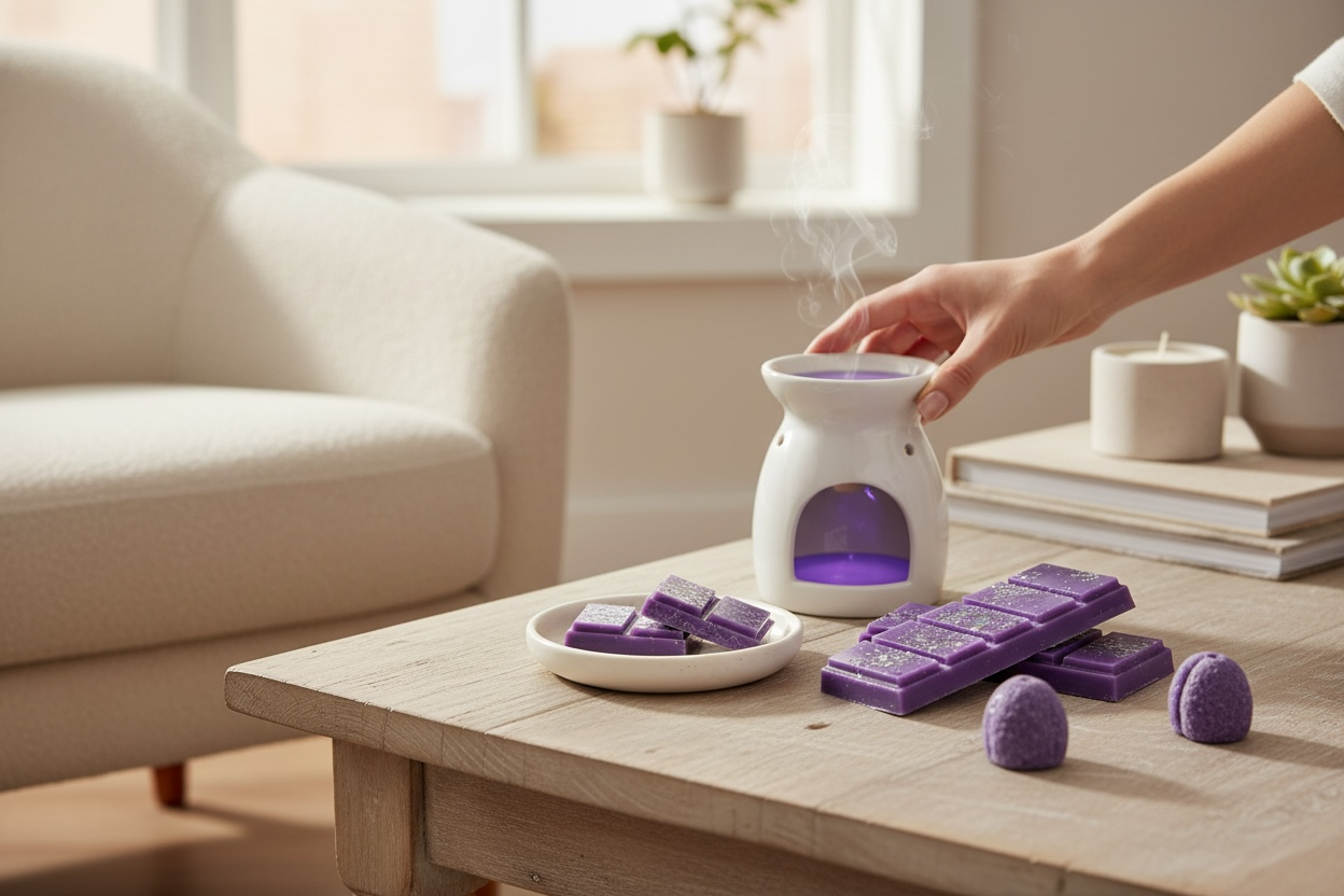 Frosted Sugar Plum Snap Bar Wax Melt. 1.75 oz. Winter Wax Melt/Soy Wax Melts/Strongly Scented Wax Melts/Wax Tarts for Wax Warmers.