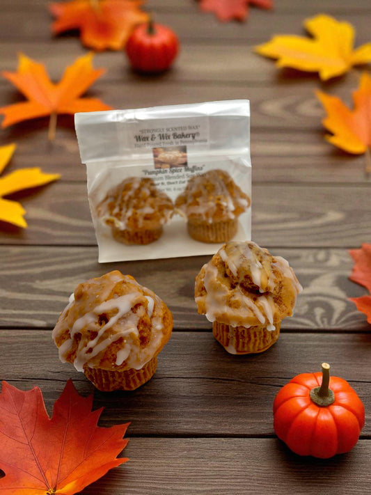 Pumpkin Spice Muffin Wax Melt. 4 Ounces/Soy Wax Melt/Strongly Scented Wax Melts/Wax Tarts for Wax Warmers/Bakery Wax Melts/Muffin. 2 Piece