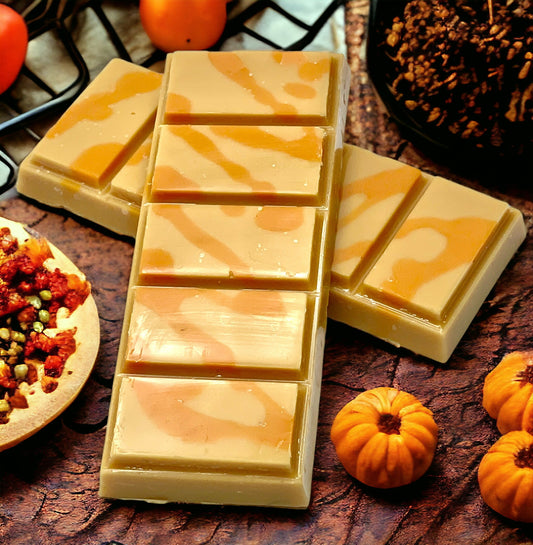 Pumpkin Pecan Waffles Snap Bar. Strongly Scented Soy Wax. Wax Melts/Wax Tarts/Snap Bar for Wax Warmers. 1.75 Oz. 1 Bar