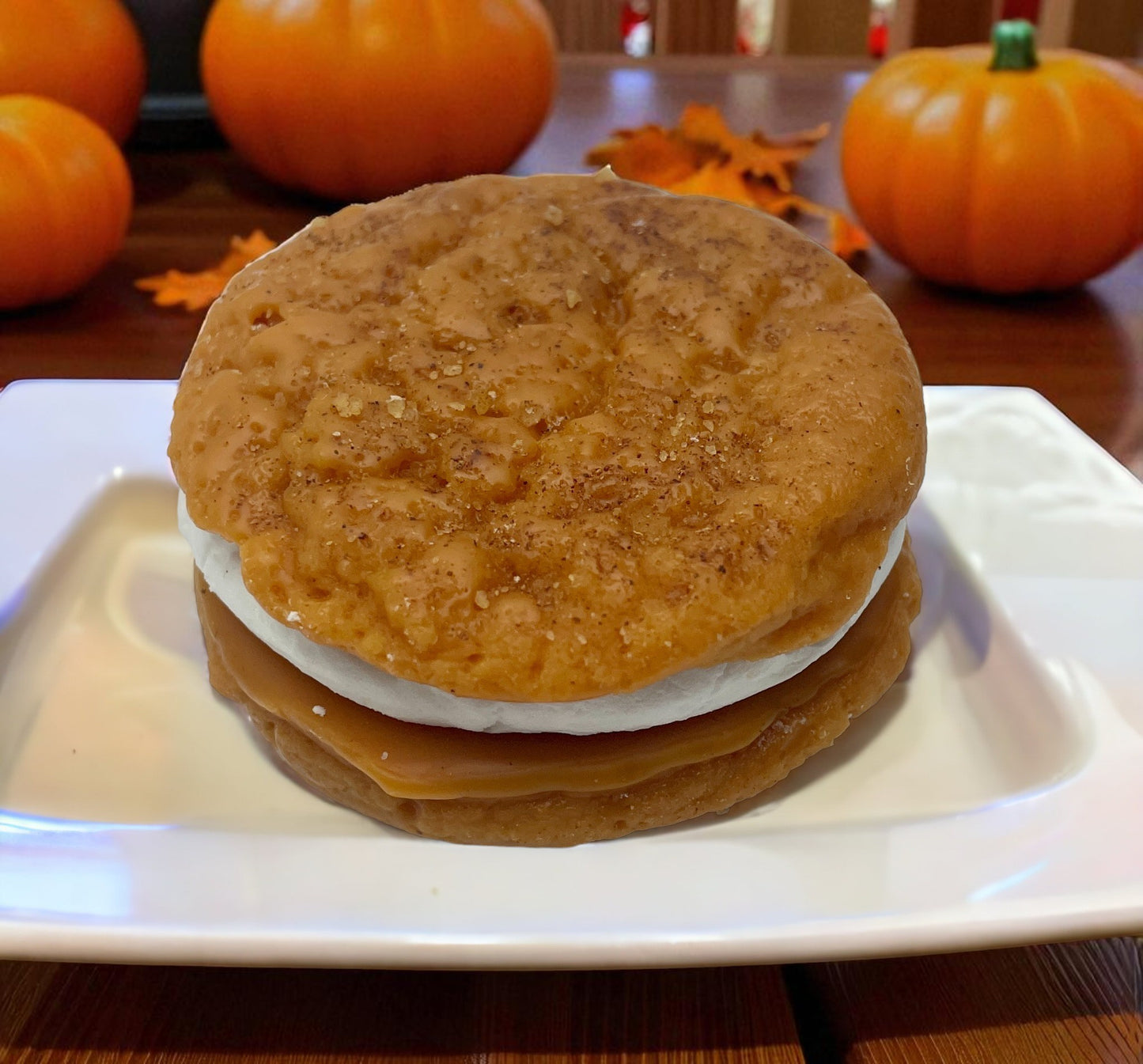 Pumpkin Cookie Crunch Wax Melts. 4 oz. Cookie Wax Melts/Soy Wax Melts/Strongly Scented Wax Melts/Wax Tarts for Wax Warmers. 2 Cookies.