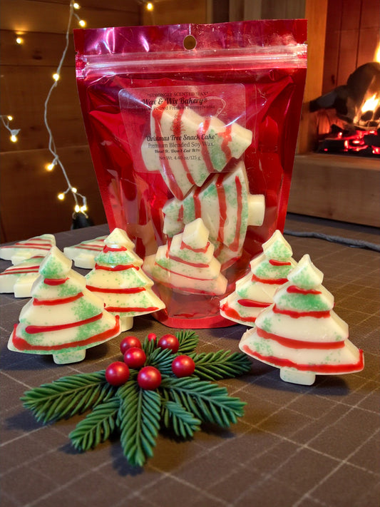 Christmas Tree Snack Cake Wax Melts. 4.40 oz. Winter Wax Melt. 4 Pieces. Soy Wax Melts/Strongly Scented Wax Melts/Wax Tarts for Wax Warmers.