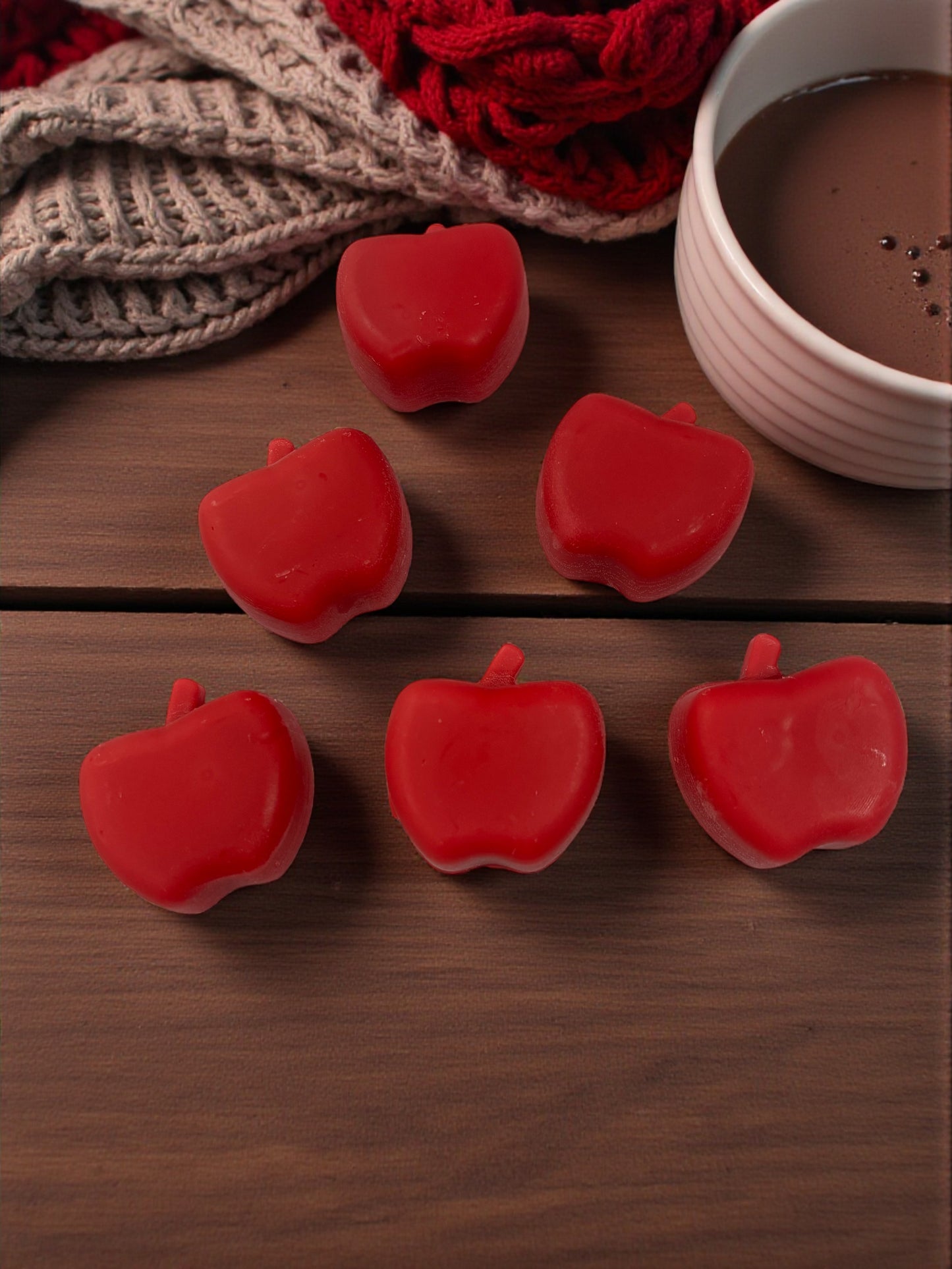 Winter Candy Apple Wax Melts. 4.55 oz. Winter Wax Melt/Apple Wax Melts/Soy Wax Melts/Strongly Scented Wax Melts/Wax Tarts for Wax Warmers.